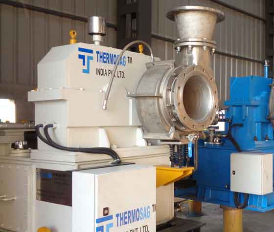 machine setup - mechanical vapour recompression